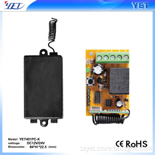 YET401-X.PC 12V 24V Wireless Universal Receiver Reomte Controller